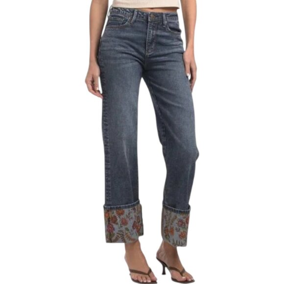 DRIFTWOOD JEANS denim Charlee Cuffed Oshibana Jeans - Picture 1 of 2